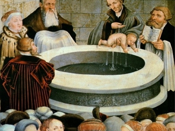 Om dåpen av Martin Luther
